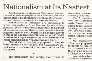 Nationalism at Its Nastiest